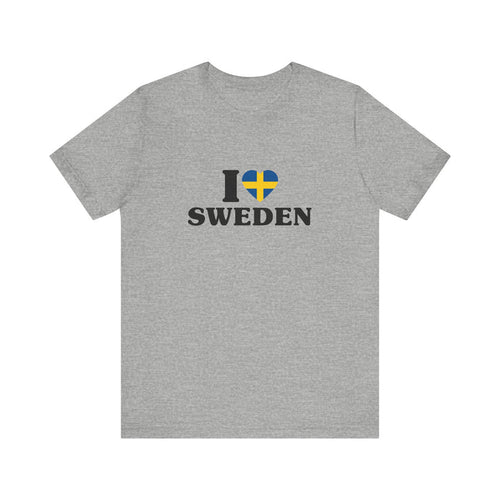 I Love Sweden Unisex T-Shirt