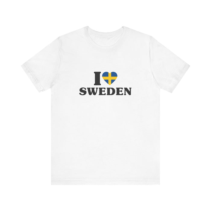 I Love Sweden Unisex T-Shirt