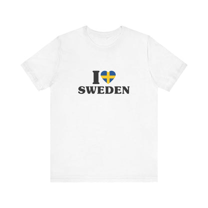 I Love Sweden Unisex T-Shirt