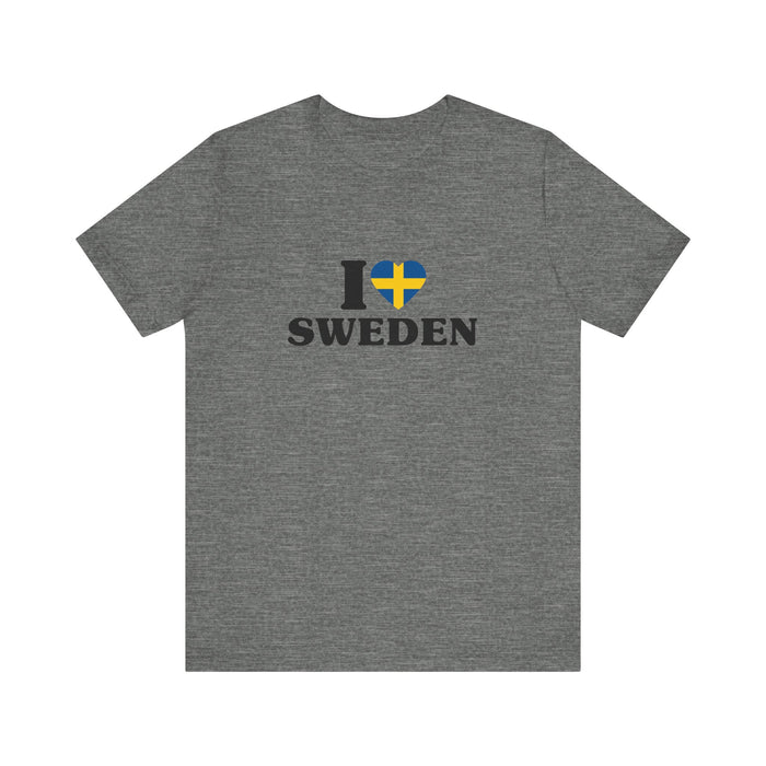 I Love Sweden Unisex T-Shirt
