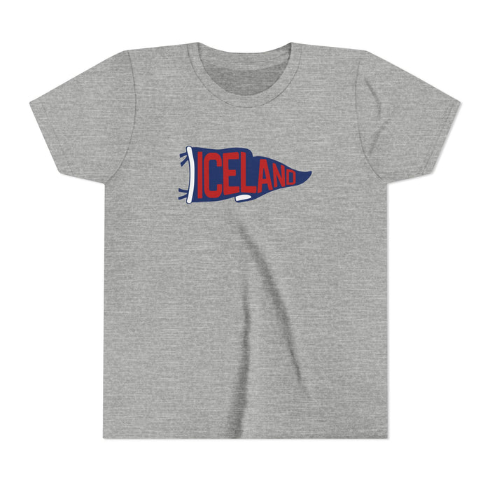 Iceland Team Pennant Kids T-Shirt