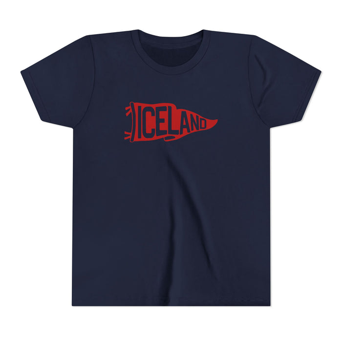 Iceland Team Pennant Kids T-Shirt