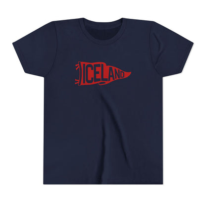 Iceland Team Pennant Kids T-Shirt