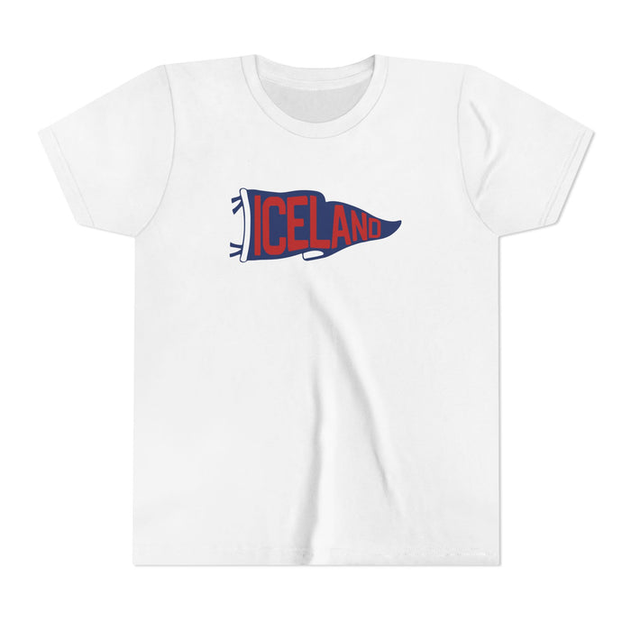 Iceland Team Pennant Kids T-Shirt