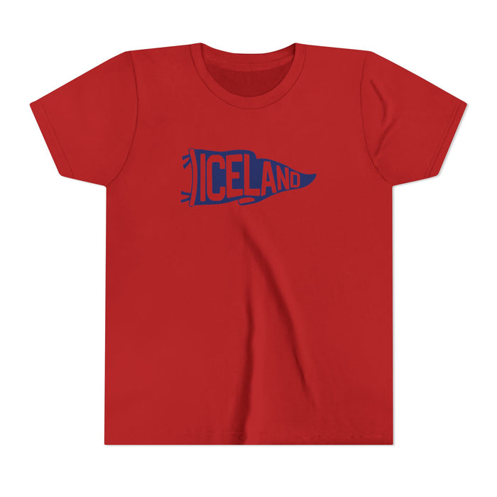 Iceland Team Pennant Kids T-Shirt