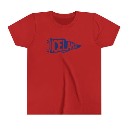 Iceland Team Pennant Kids T-Shirt
