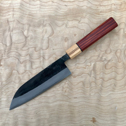 Kajiwara Ao 2 KU Damascus Santoku 165mm