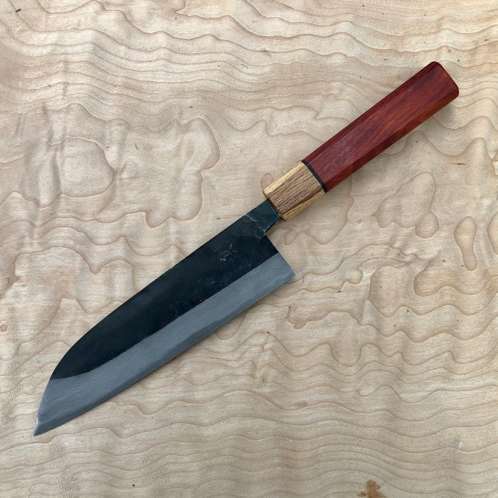 Kajiwara Ao 2 KU Damascus Santoku 180mm