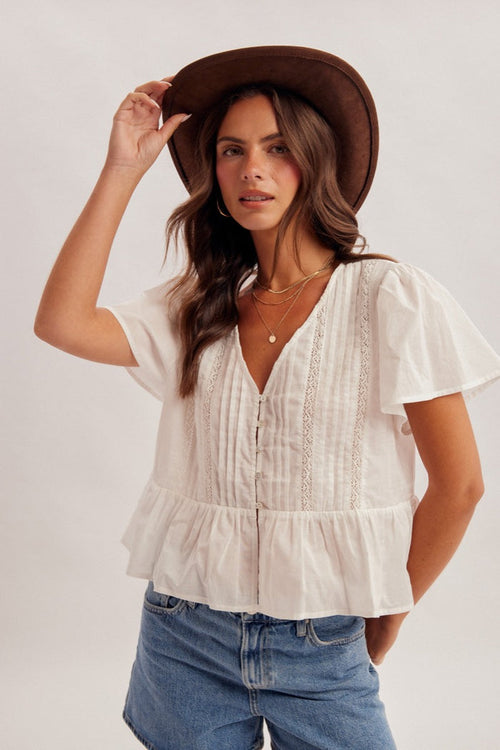 Lacie Flutter Top