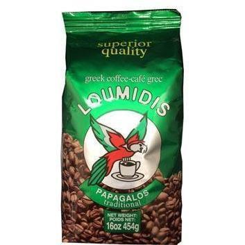 Loumidis Papagalos Greek Ground Coffee 454g (Loumidis)