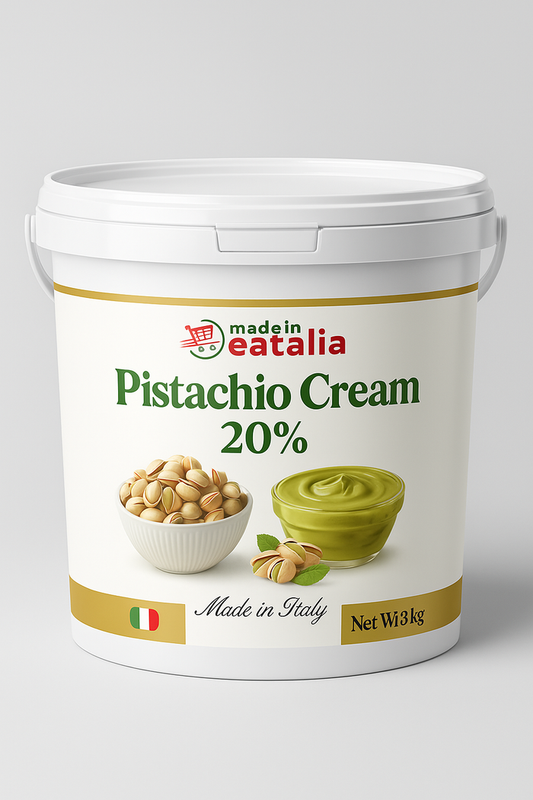 Made in Eatalia Pistachio Cream 20% – Foodservice Bucket (3kg)