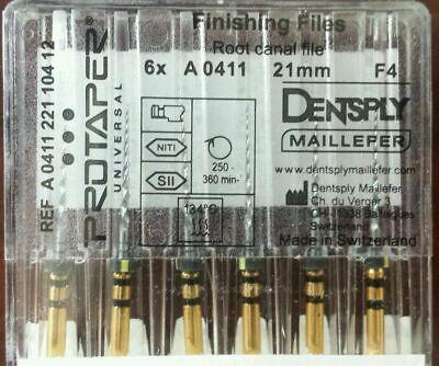 Maillefer Rotary ProTaper Universal Engine Niti Files 21 Mm F4 6pk