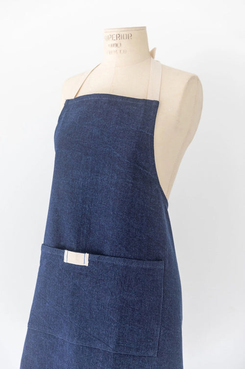 Millworks Collection Dark Denim Adult Apron
