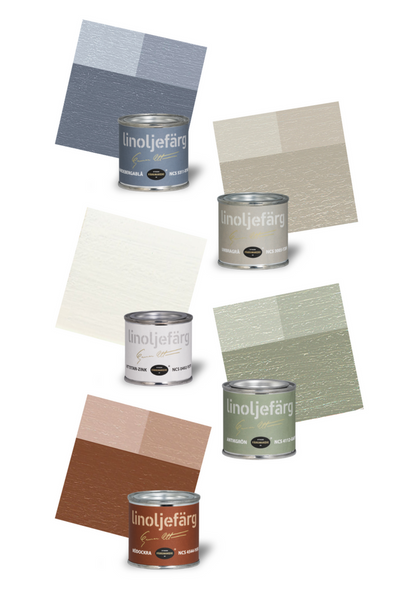 Modern Minimalist Linseed Oil Paint - Sample Set-Ottosson Färgmakeri-Atlas Preservation