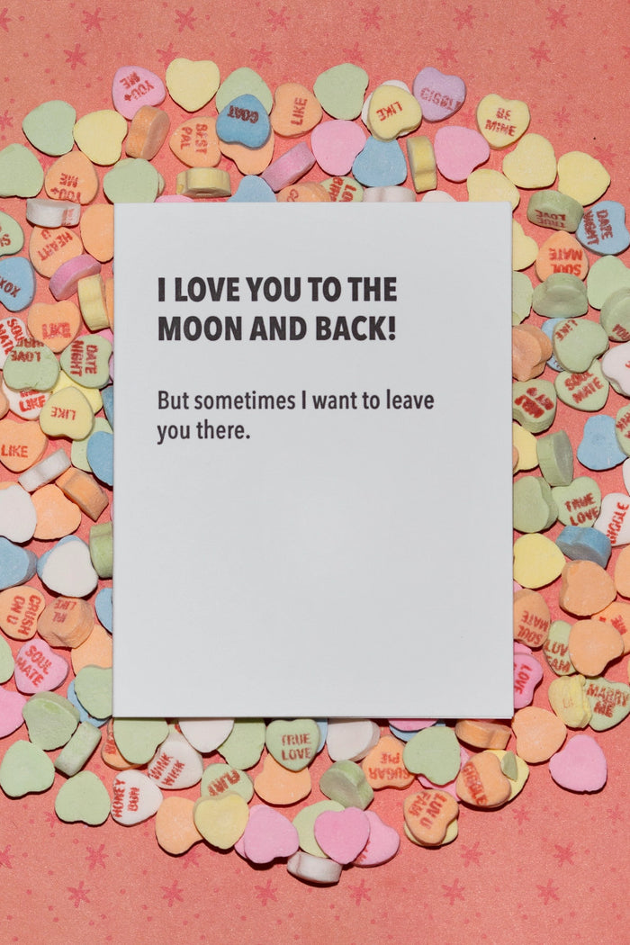 Moon & Back Card