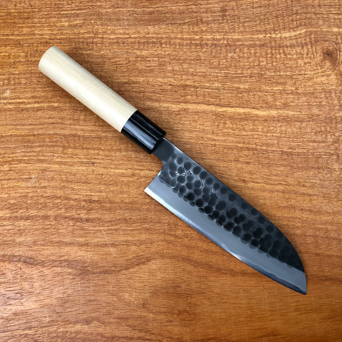 Mutsumi Hinoura Hammered W2 Santoku 165mm