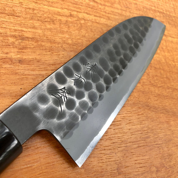 Mutsumi Hinoura Hammered W2 Santoku 165mm