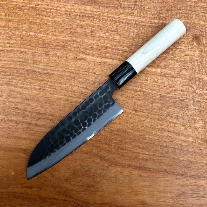 Mutsumi Hinoura Hammered W2 Santoku 165mm