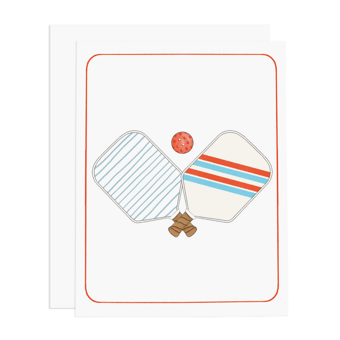 Pickleball Weekender Society Greeting Card