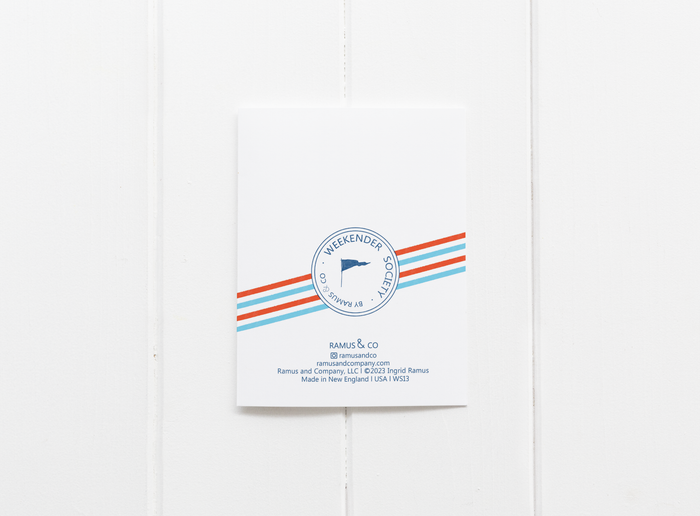 Pickleball Weekender Society Greeting Card