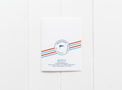 Pickleball Weekender Society Greeting Card