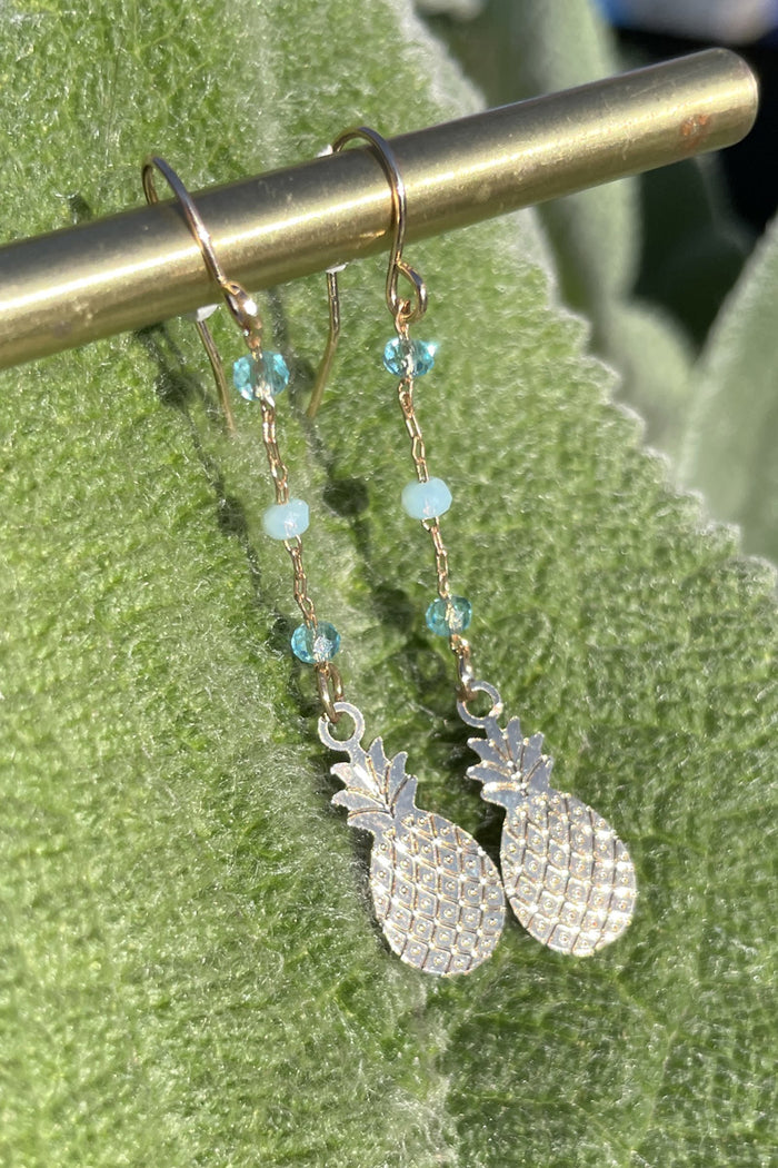 Pineapple Bead Earrings