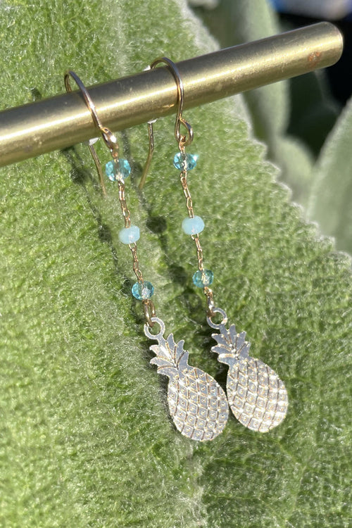 Pineapple Bead Earrings