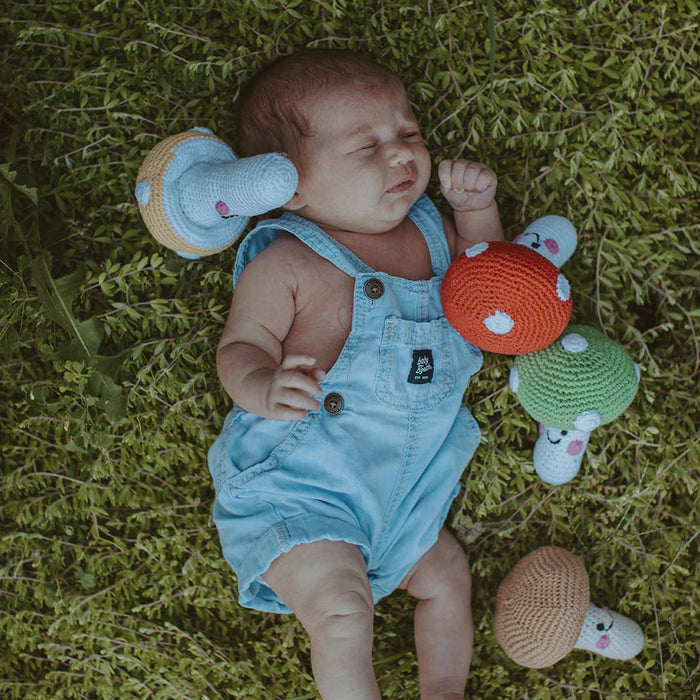 Pretend Play Food Rattle - Red Mushroom