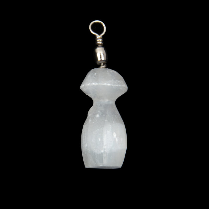selenite pendant