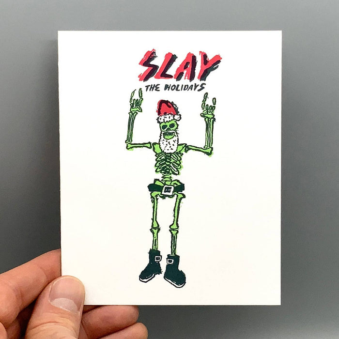 Slay the Holidays Card