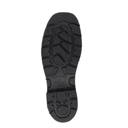 Thorogood square toe wellington work boot, EH rated with oil and slip resistant outsole