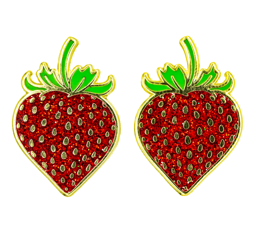 Strawberry Enamel Pin