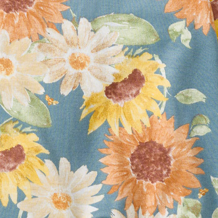 Sunflowers Sleep & Play: Mountain Blue / 3-6 Months
