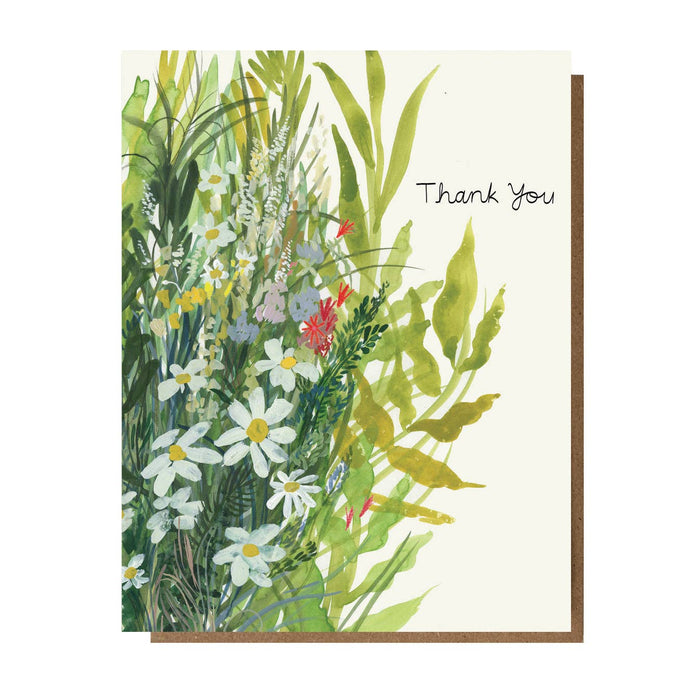 Thank You Wildflowers Card