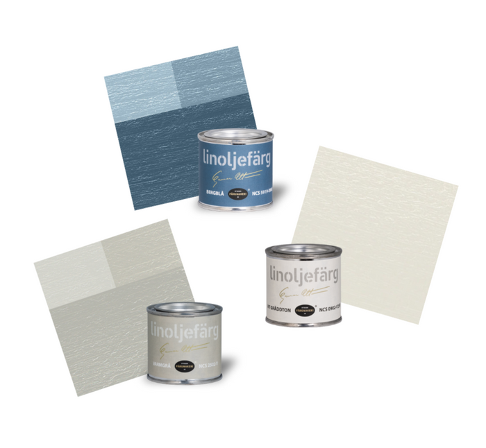 The Archipelago Timeless - Ottosson - Linseed Oil Paint - Sample Set-Ottosson Färgmakeri-Atlas Preservation