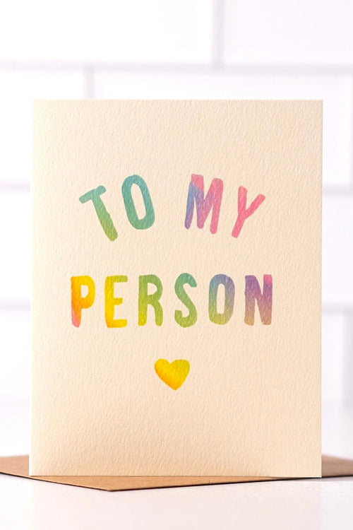 To My Person Card