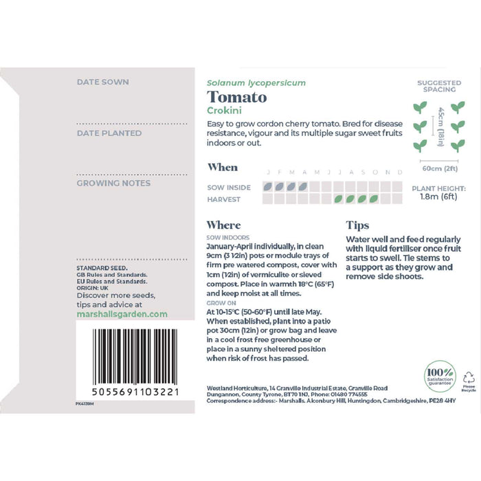 Tomato Seeds 'Crokini'