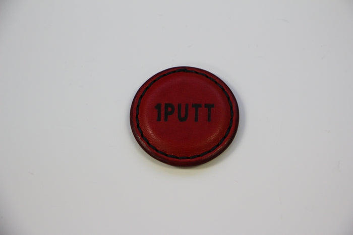 Tyson Lamb Leather Stitched Hyde 1 Putt Ball Marker