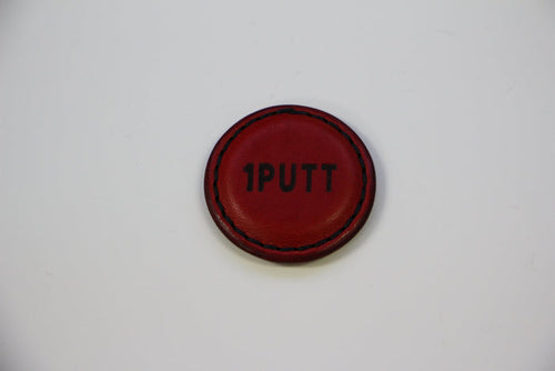 Tyson Lamb Leather Stitched Hyde 1 Putt Ball Marker