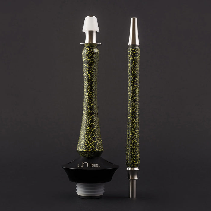Union Sleek Cracle Hookah - Yellow