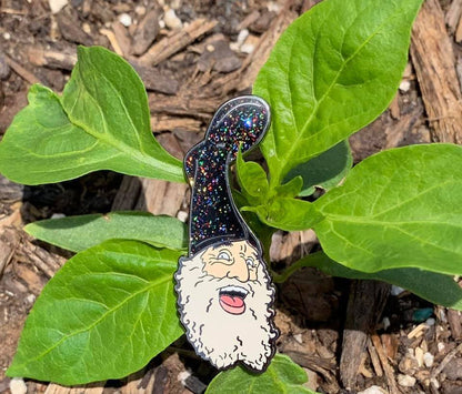 Vermin Supreme Glitter Enamel Pin