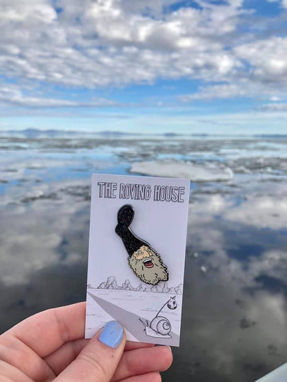 Vermin Supreme Glitter Enamel Pin