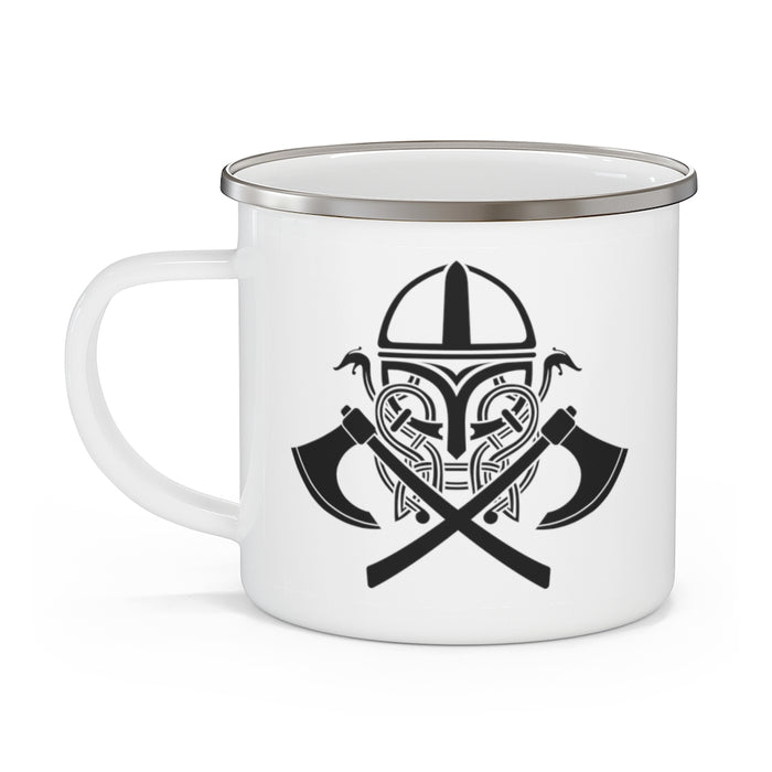 Viking Battle Gear Camping Mug Scandinavian Design Studio