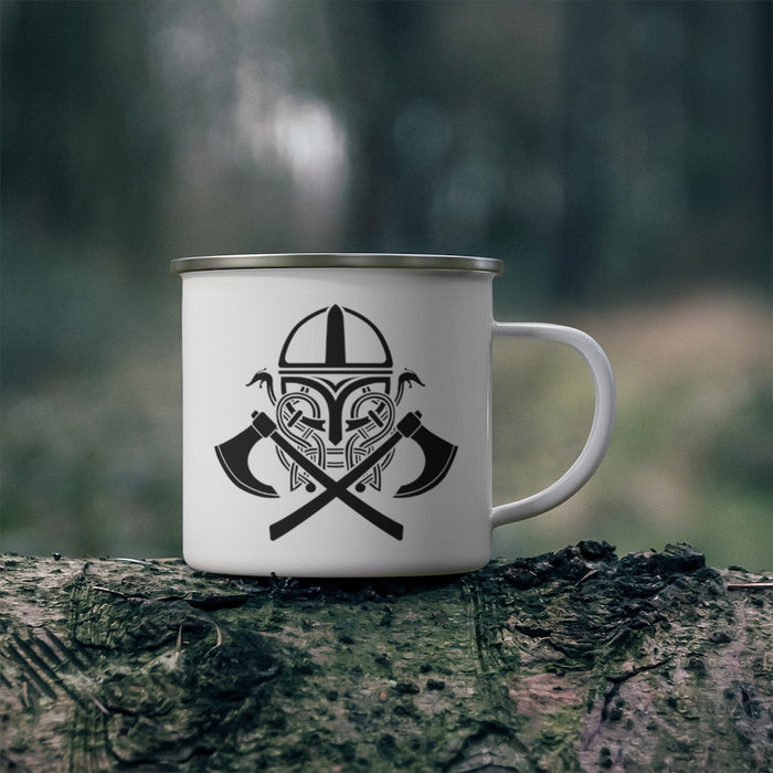 Viking Battle Gear Camping Mug Scandinavian Design Studio
