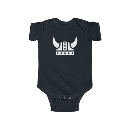 Viking Helmet Baby Bodysuit Scandinavian Design Studio