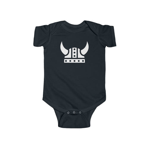 Viking Helmet Baby Bodysuit Scandinavian Design Studio