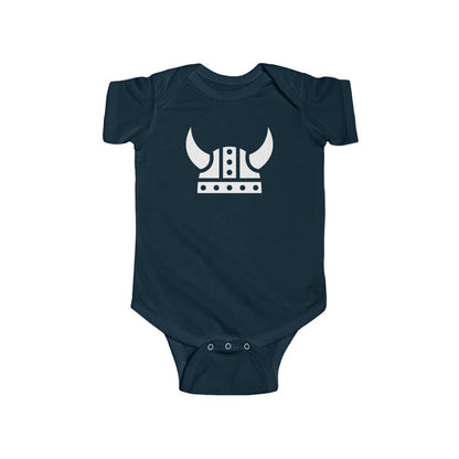 Viking Helmet Baby Bodysuit Scandinavian Design Studio