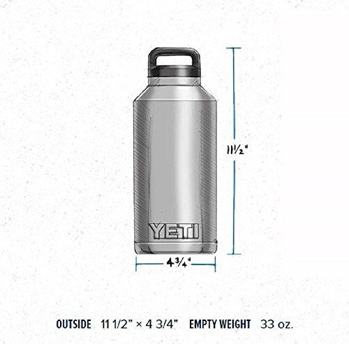 YETI Rambler 64oz Vacuum Insulated Stainless Steel Bottle with Cap