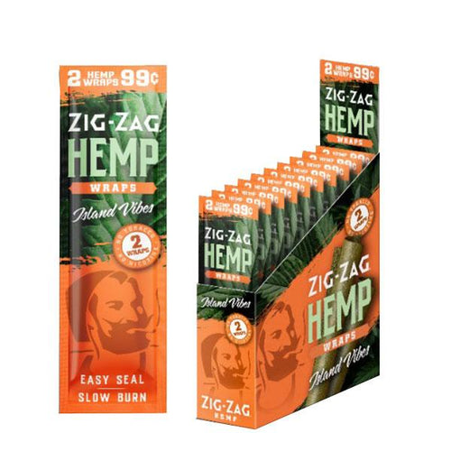 Zig Zag Island Vibes Hemp Wraps - bnb-tobacco