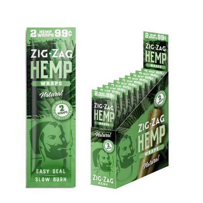 Zig Zag Natural Hemp Wraps - bnb-tobacco